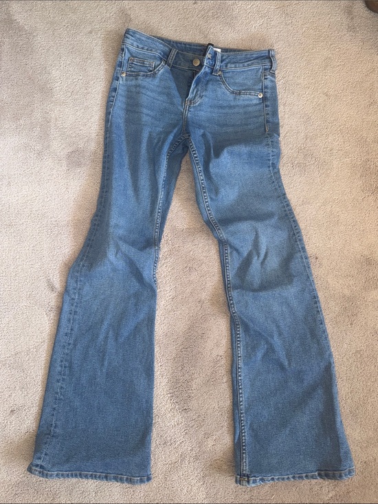 Divided Denim - Divided Medium Blue Flare Jeans — Wide Leg
